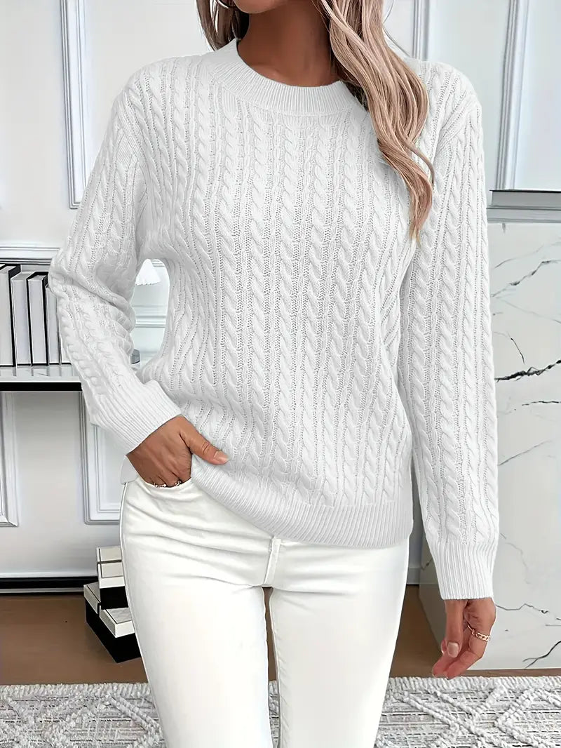 Florina™ Zopfmusterpullover