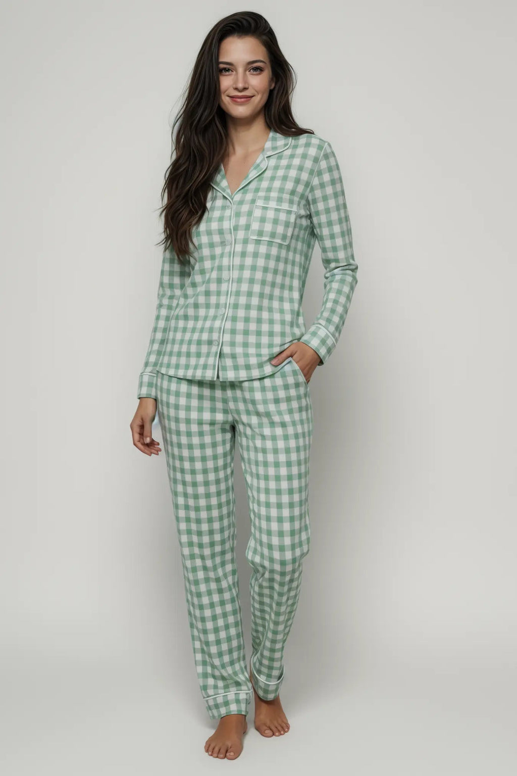 Elina™ | Pyjama-Set in Mintgrün