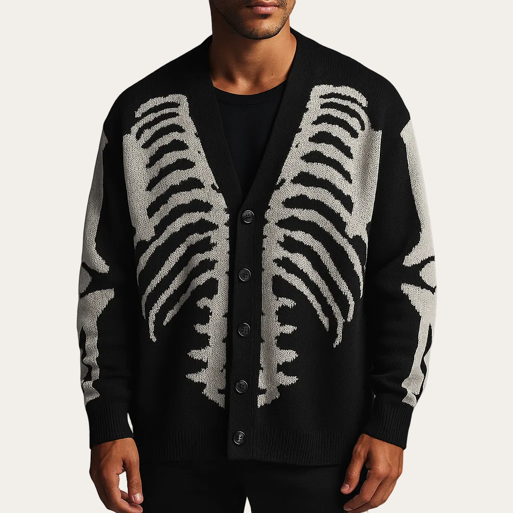 Liam™ Skelett-Cardigan