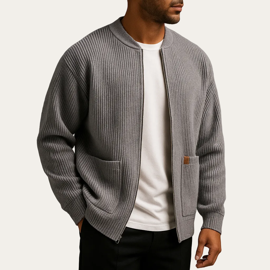 Konrad™ Struktur-Strickpullover