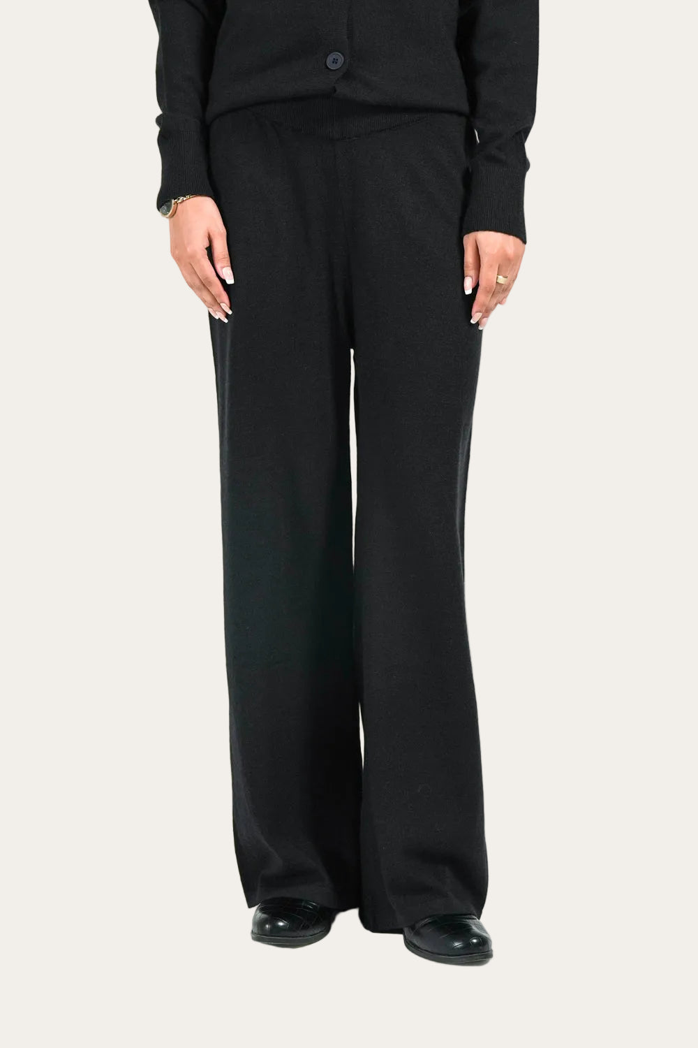 Elara™ | Elegante Wide-Leg Stoffhose