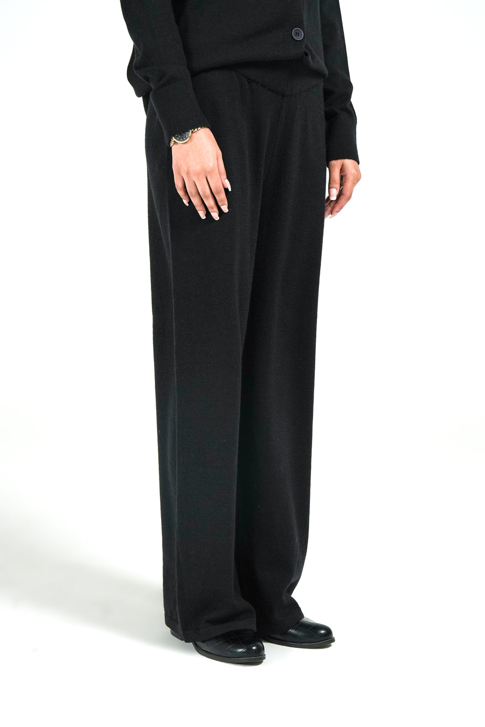 Elara™ | Elegante Wide-Leg Stoffhose