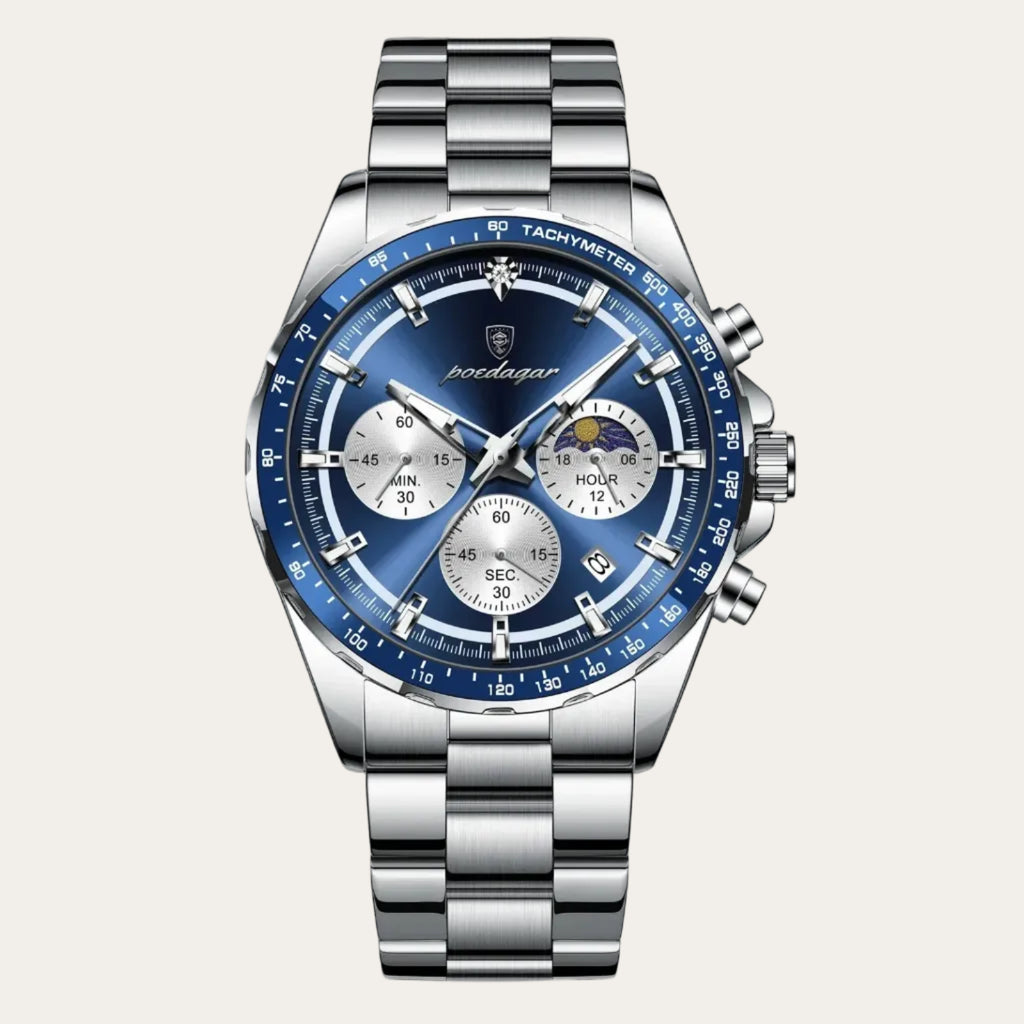 Lorenzo™ | Edelstahl-Chronograph für zeitlose Stärke