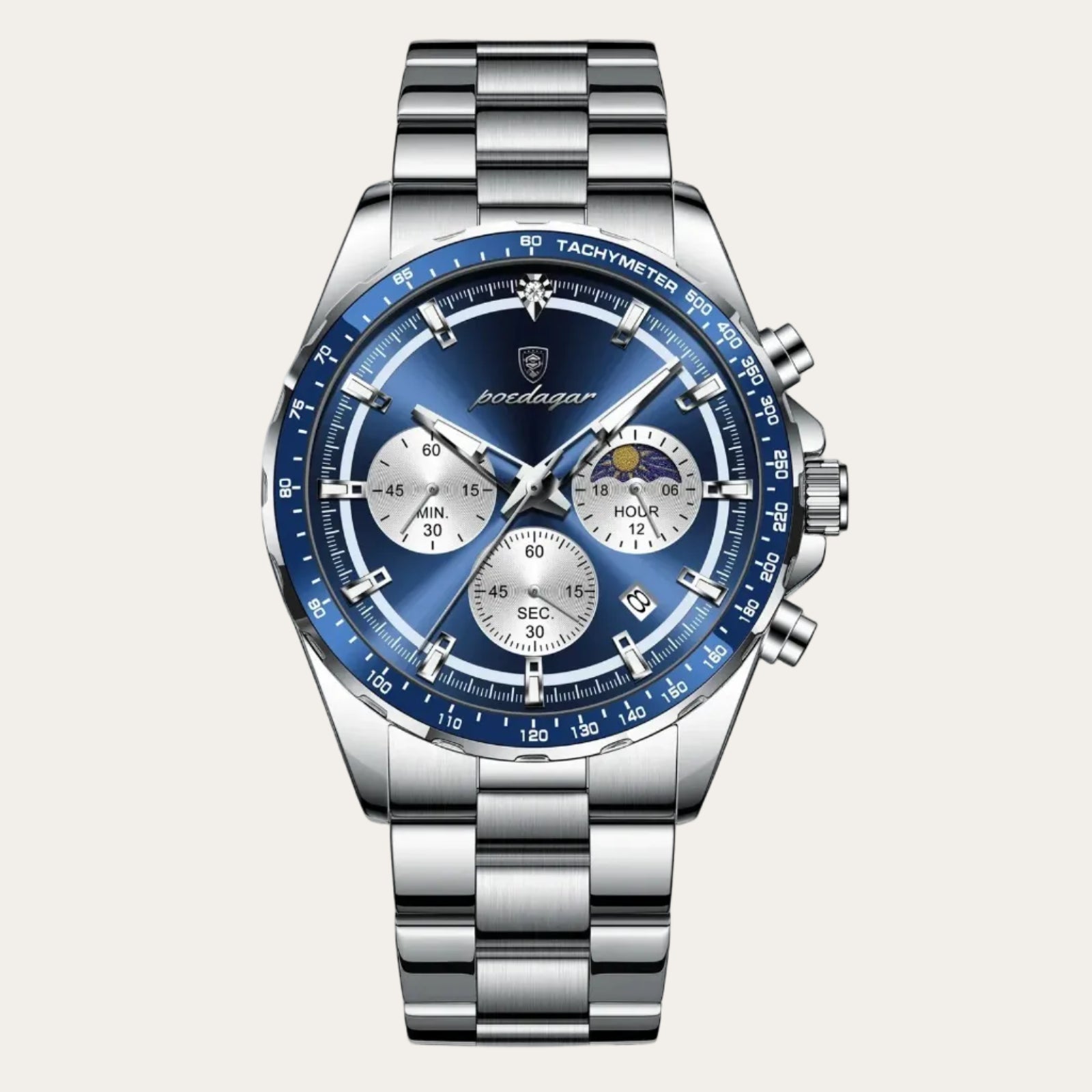 Lorenzo™ | Edelstahl-Chronograph für zeitlose Stärke