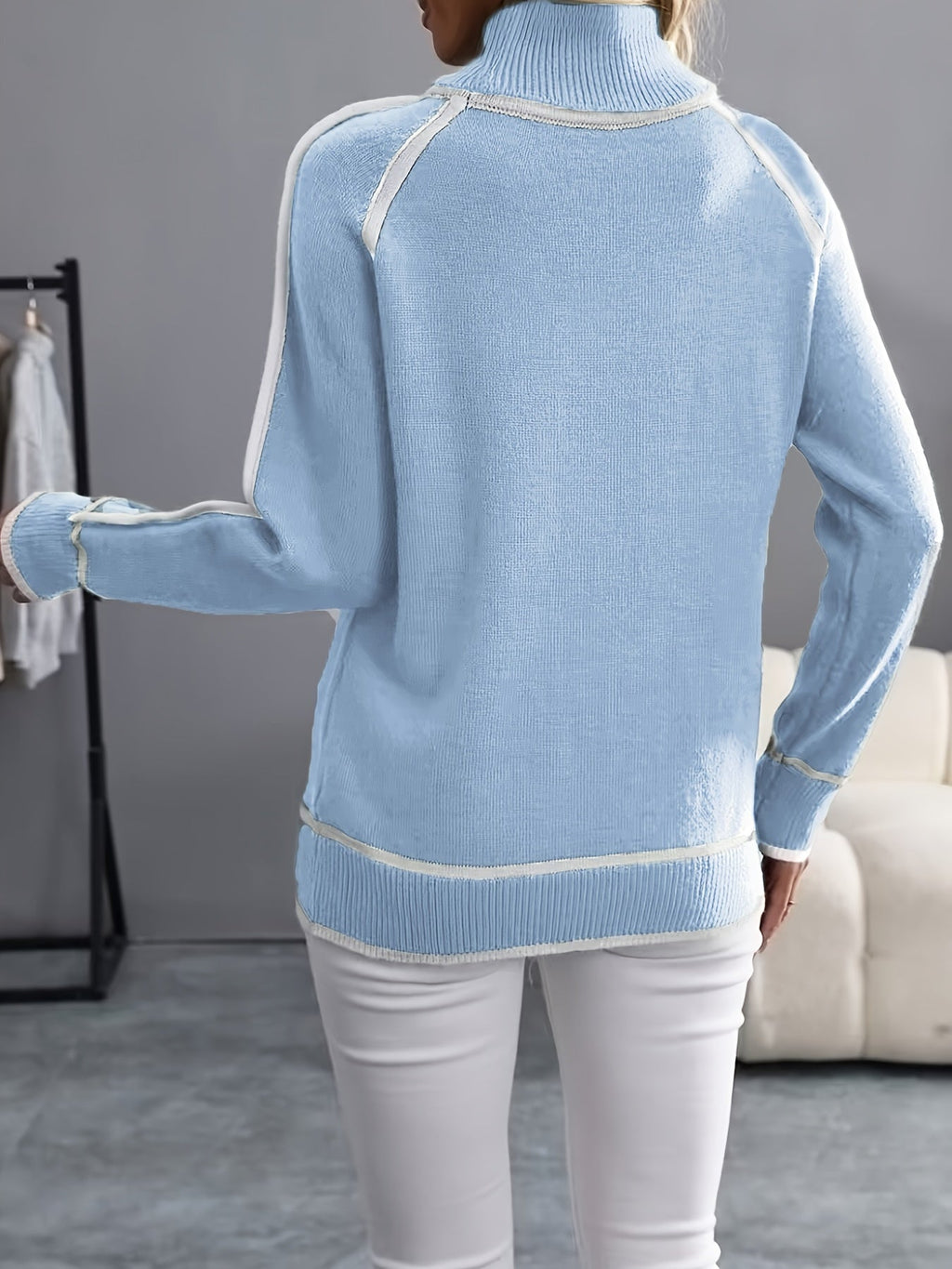 Janice™ High-Neck-Pullover