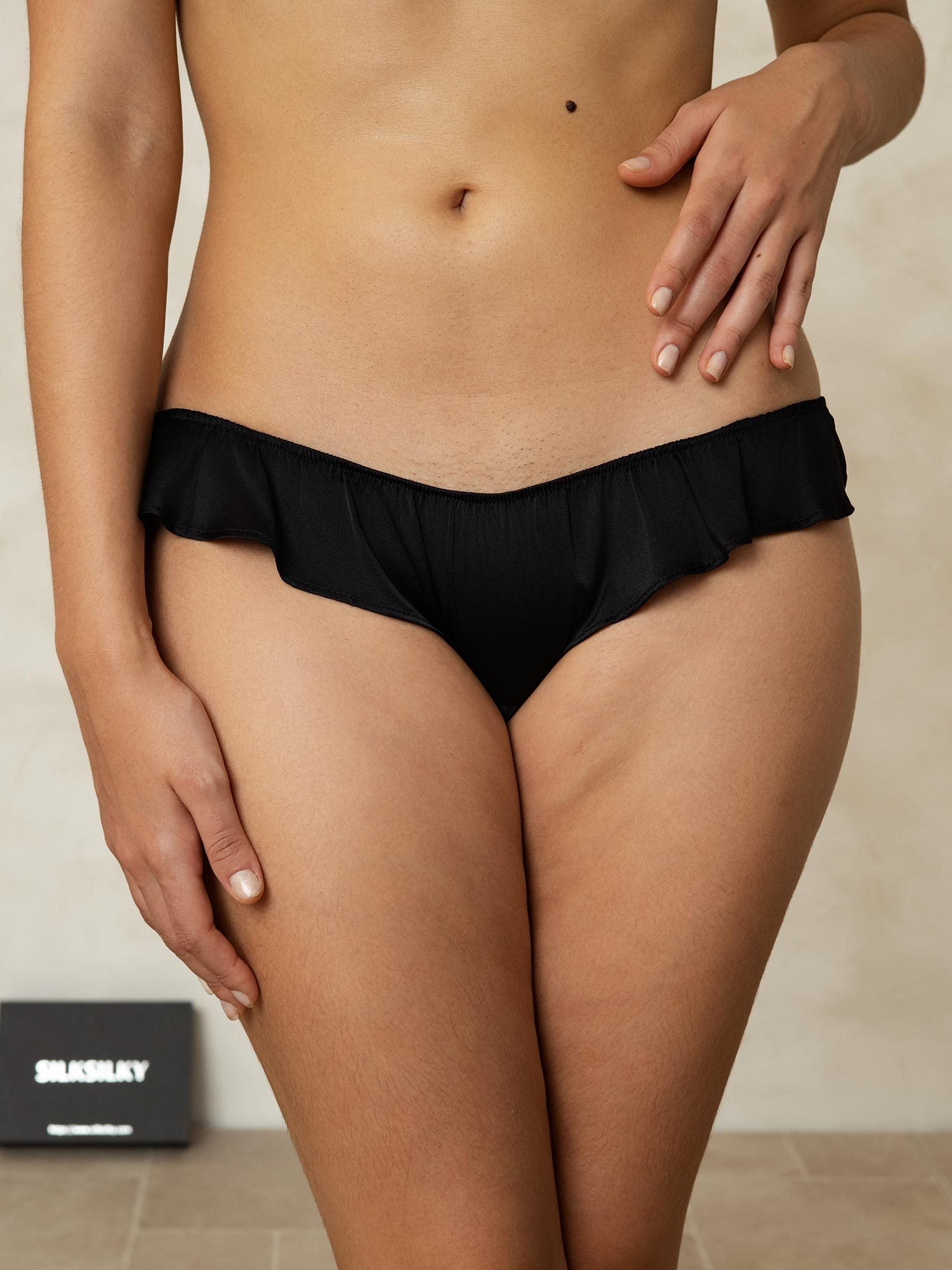 Silk Ruffle™ | Maulbeerseiden-Slip Low-Rise