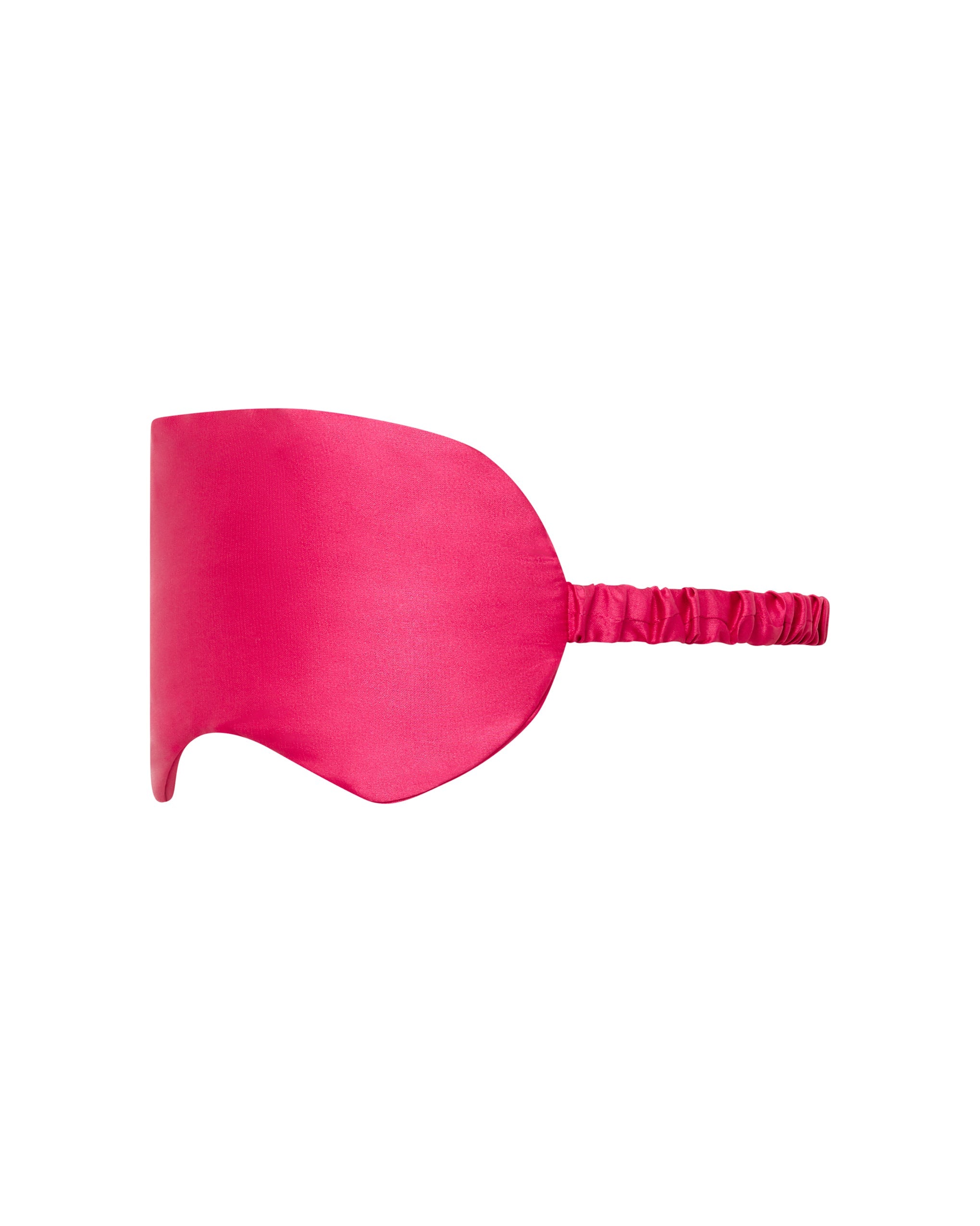 Saskia™ | Edle Satin-Schlafmaske in Fuchsia-Pink