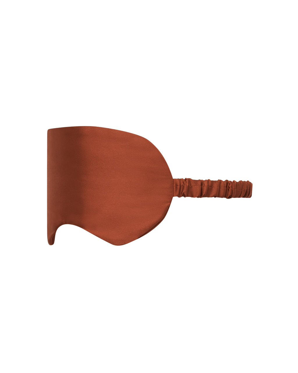 Saskia™ | Edle Satin-Schlafmaske in Fuchsia-Braun