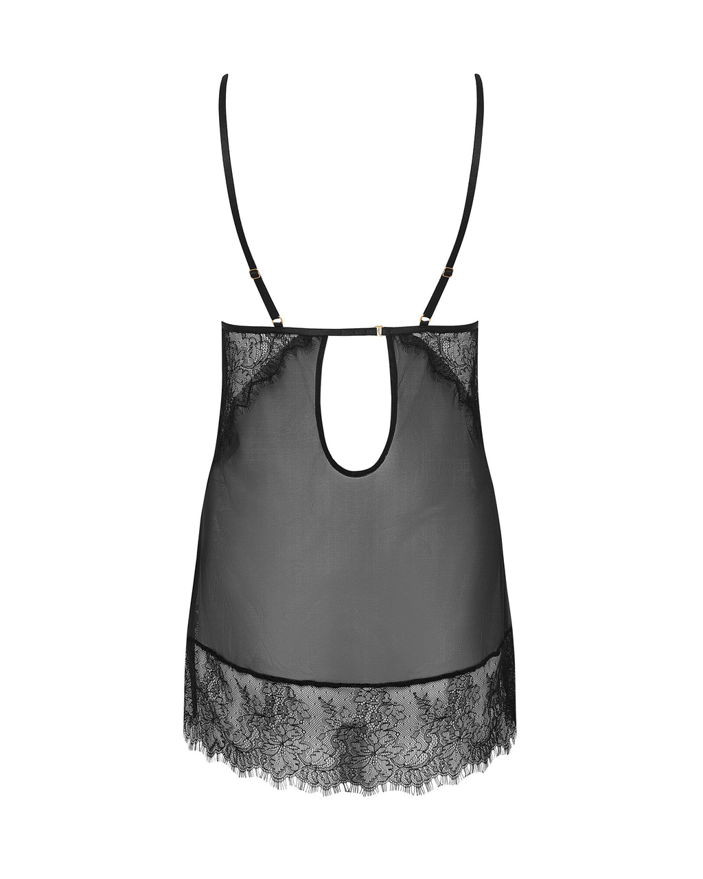 Peony™ | Spitzen-Short-Chemise- & String-Set