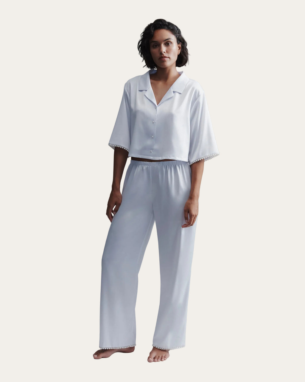 Pearl Satin™ | Elegantes Nachtwäsche-Hemd