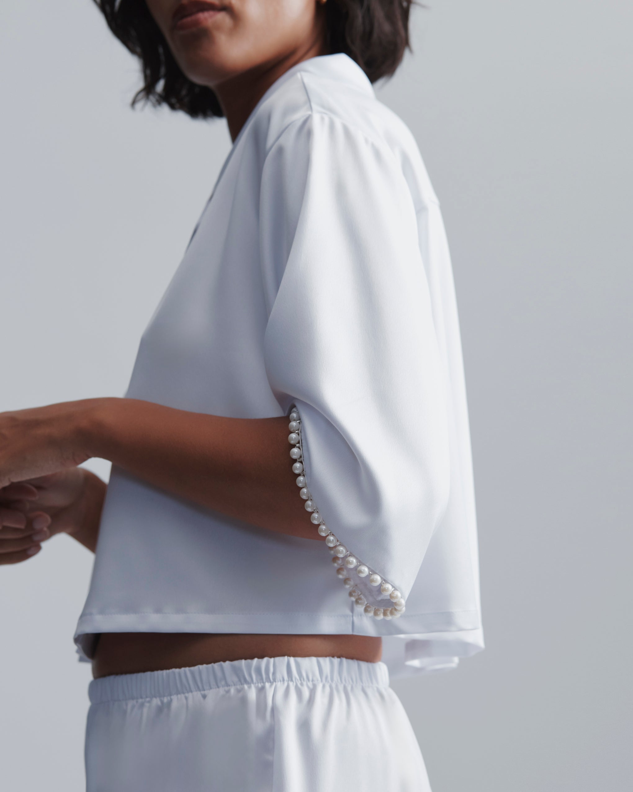 Pearl Satin™ | Elegantes Nachtwäsche-Hemd