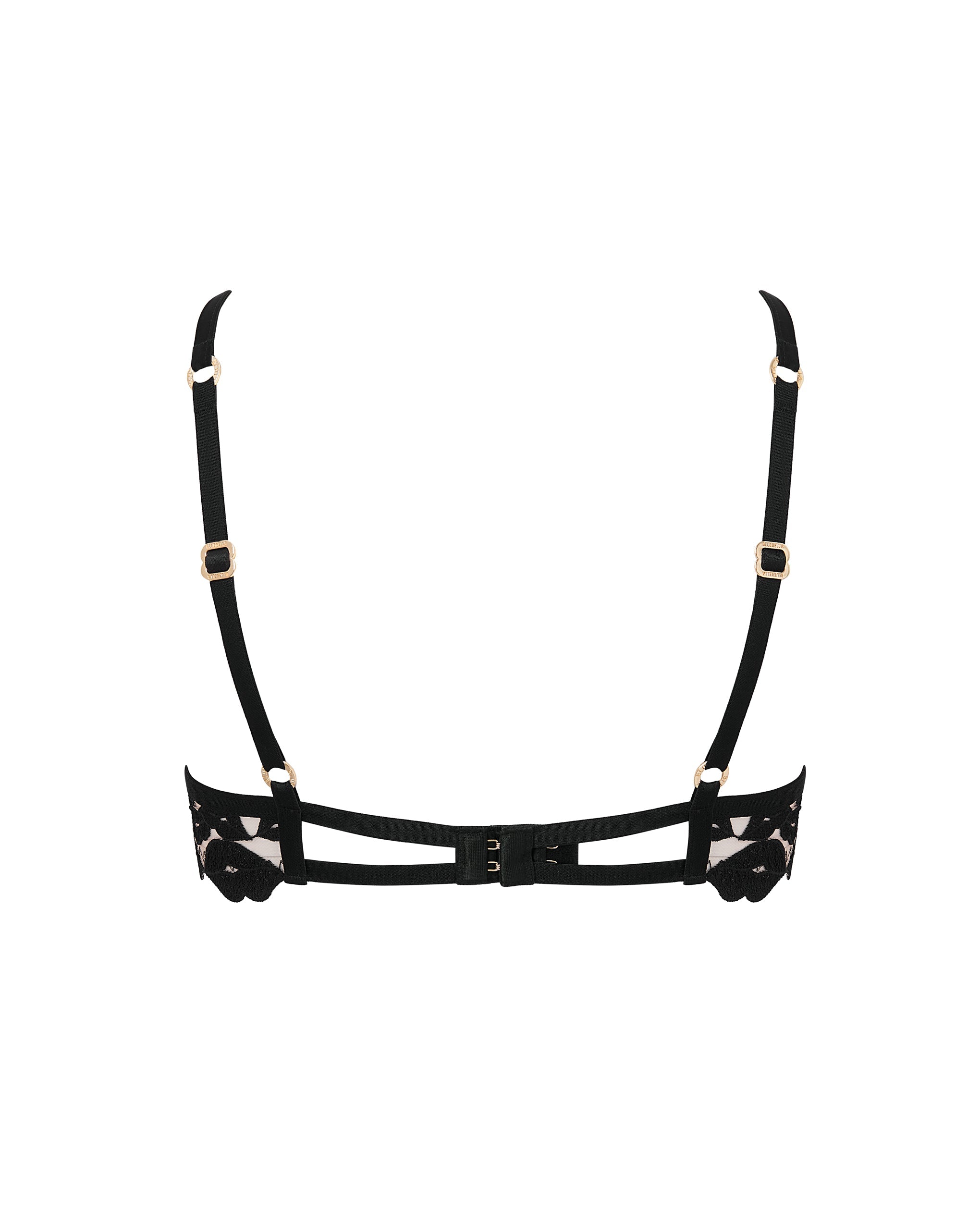 Marian™ | Bestickter BH – Schwarz