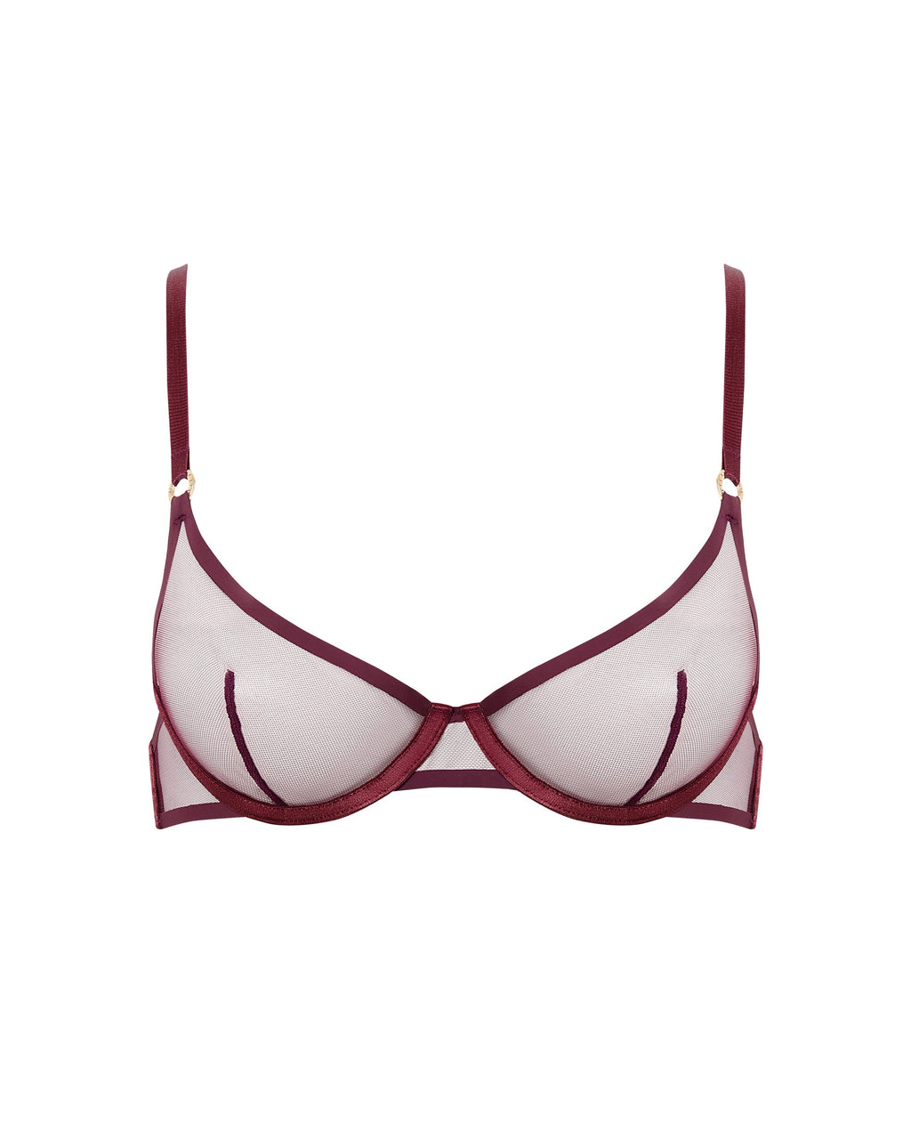 Naomi™ | Mesh-BH – Kirschrot