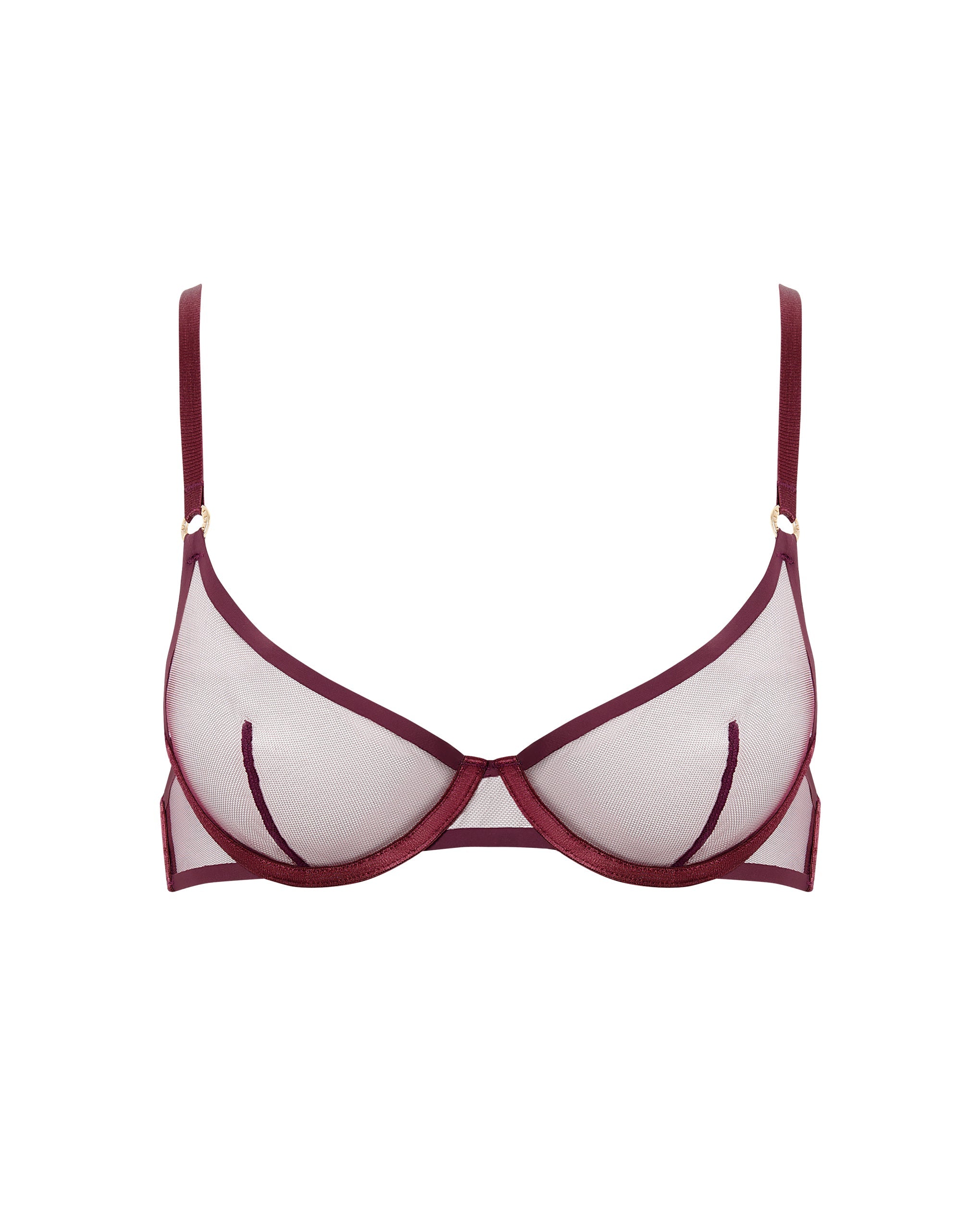 Naomi™ | Mesh-BH – Kirschrot