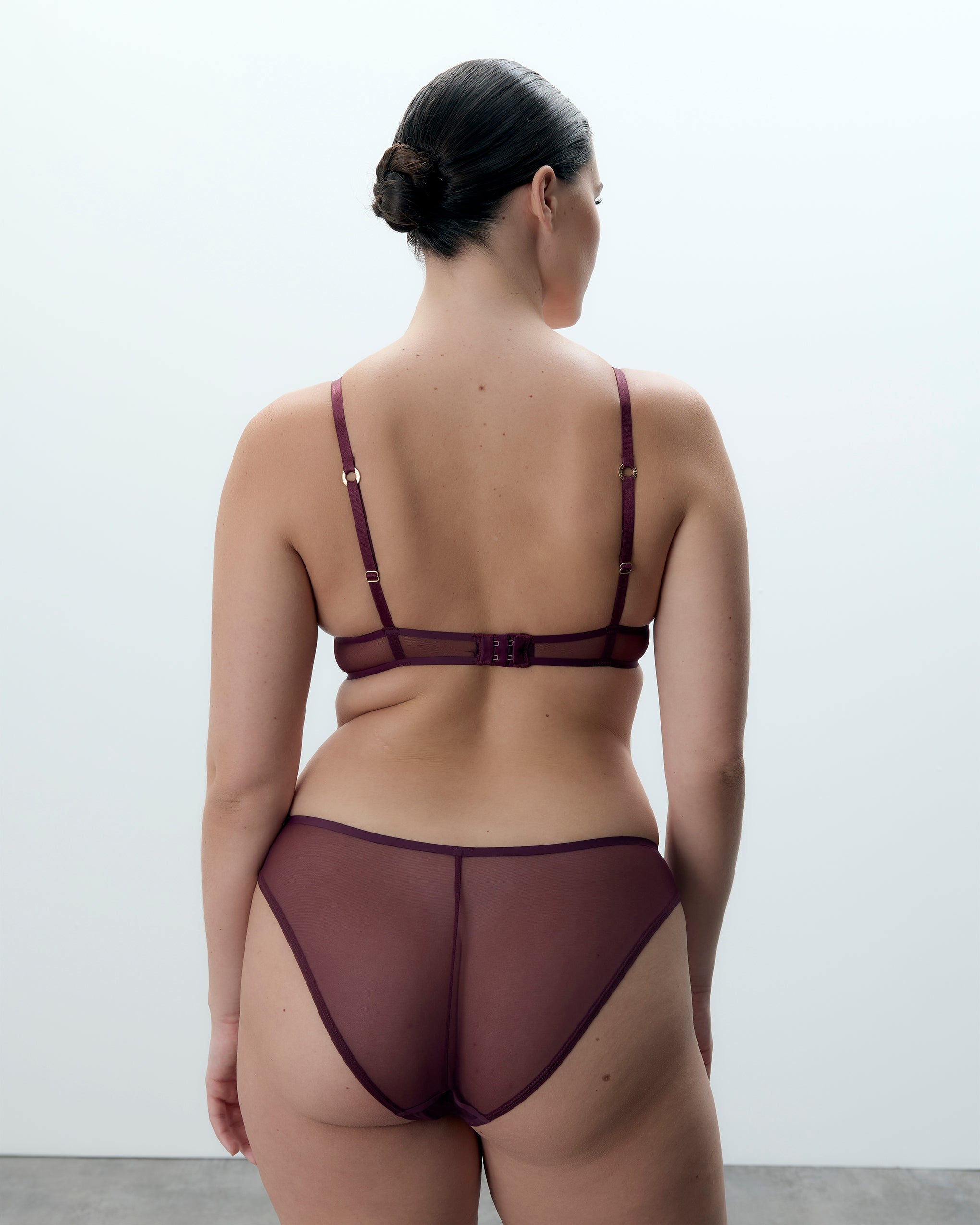 Naomi™ | Mesh-BH – Kirschrot