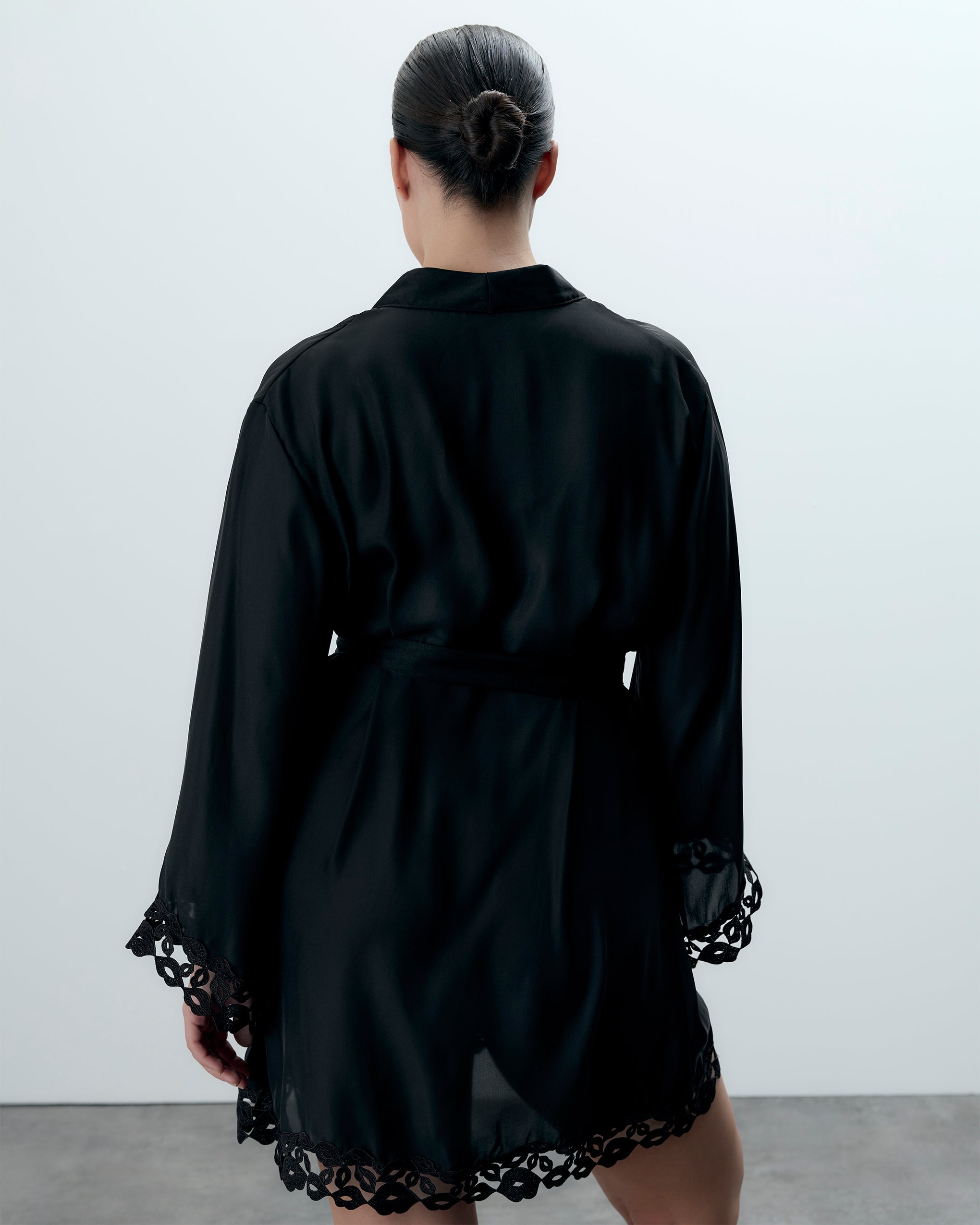 Marian™ | Chiffon-Kimono mit Stickerei