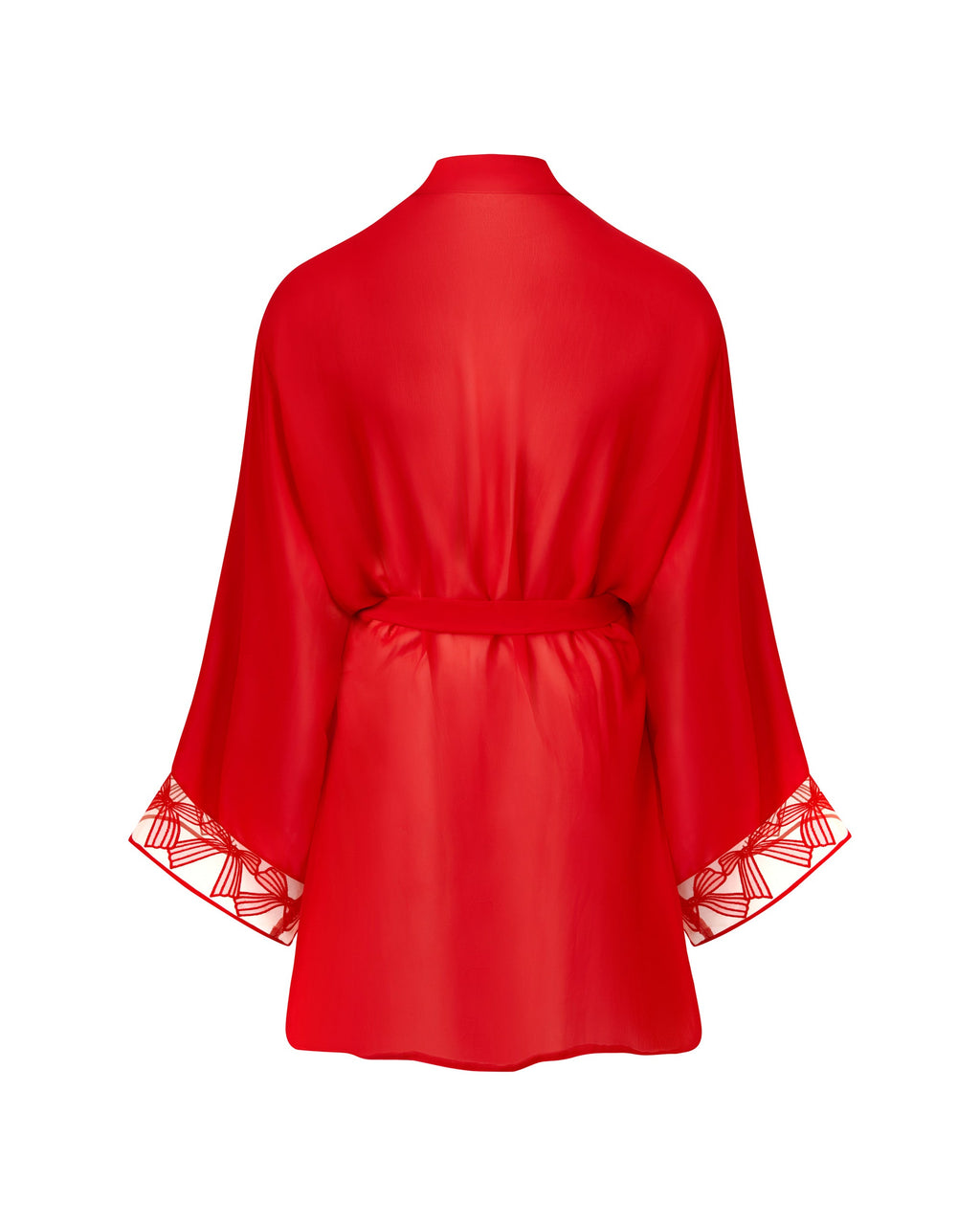Annabel™ | Chiffon-Kimono in Rot