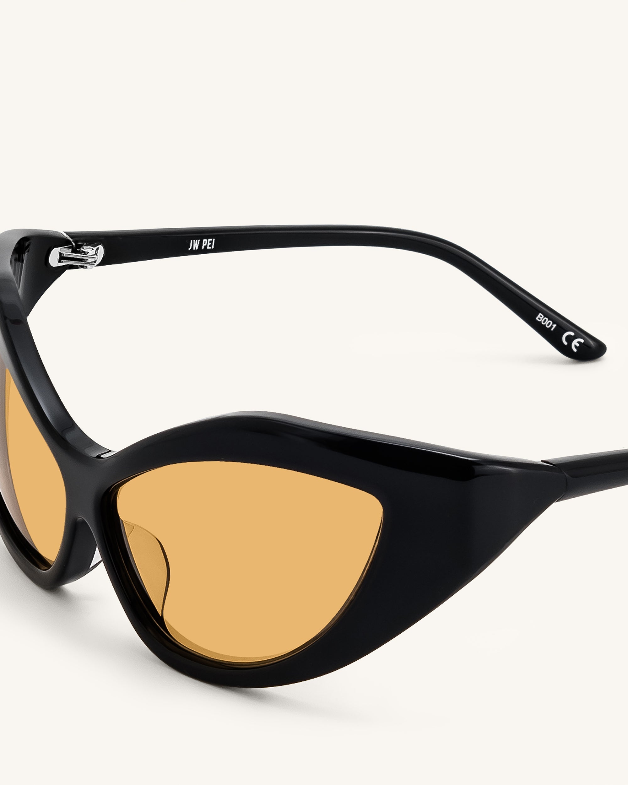 Valentina™ | Schwarz Cat-Eye Sonnenbrille