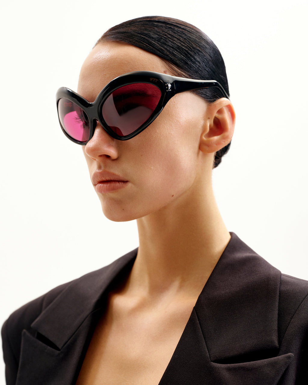 Aurora™ | Cat-Eye Sonnenbrille in Schwarz