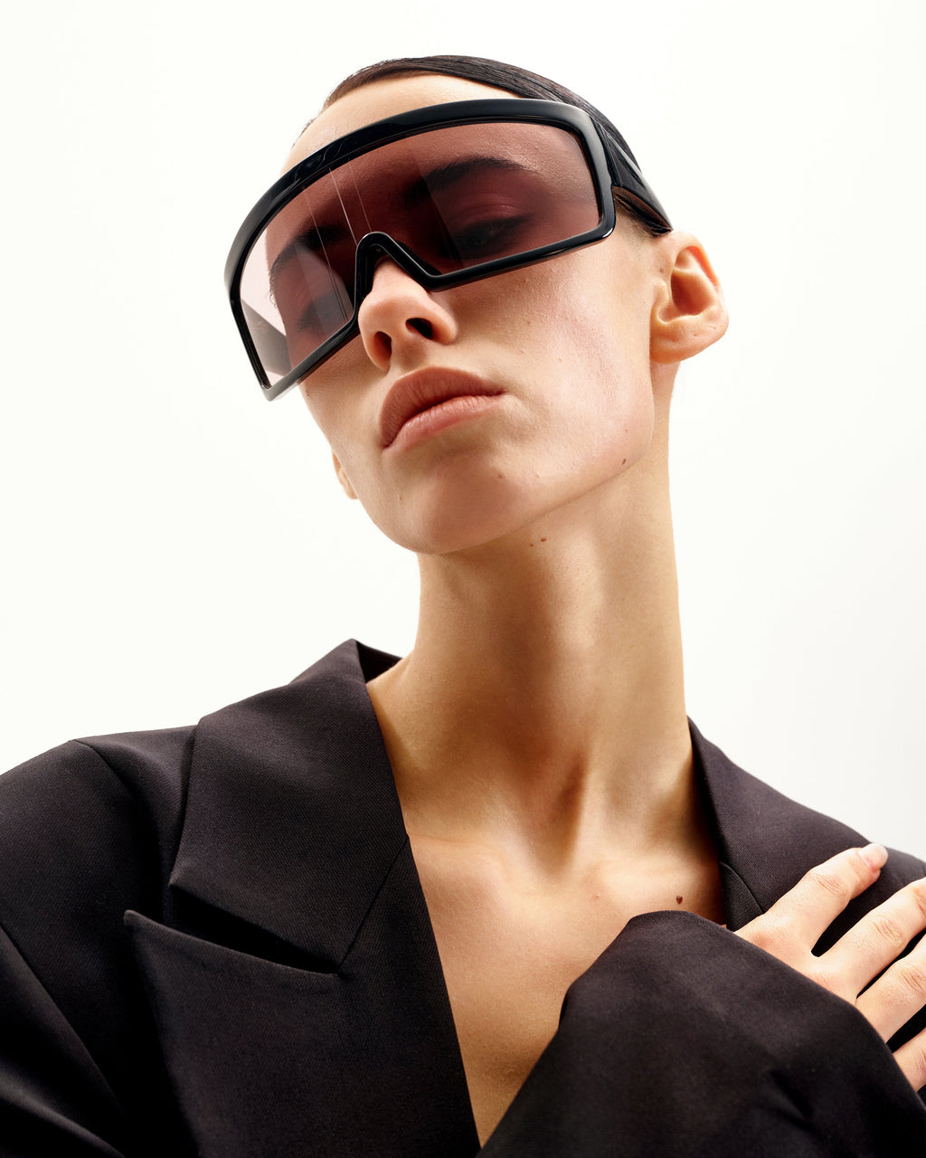 Mirella™ | Square Sonnenbrille in Schwarz