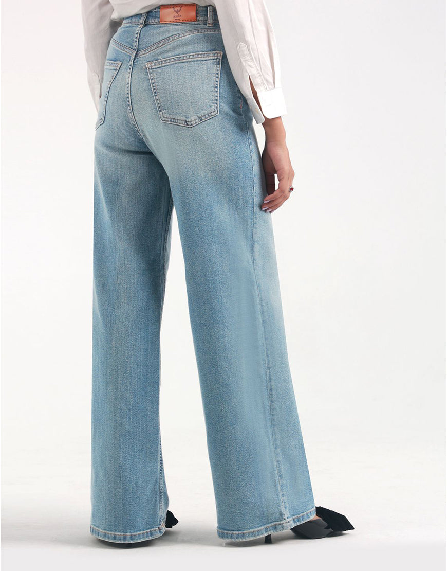 Classic Fade™ | High-Waist Wide-Leg Jeans