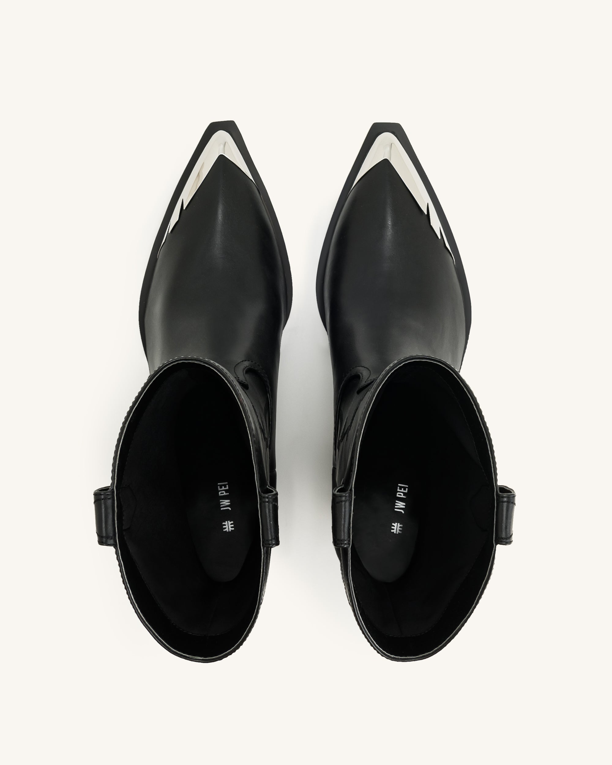 Riya™ | Klassischer Cowboy-Stiefel in Schwarz