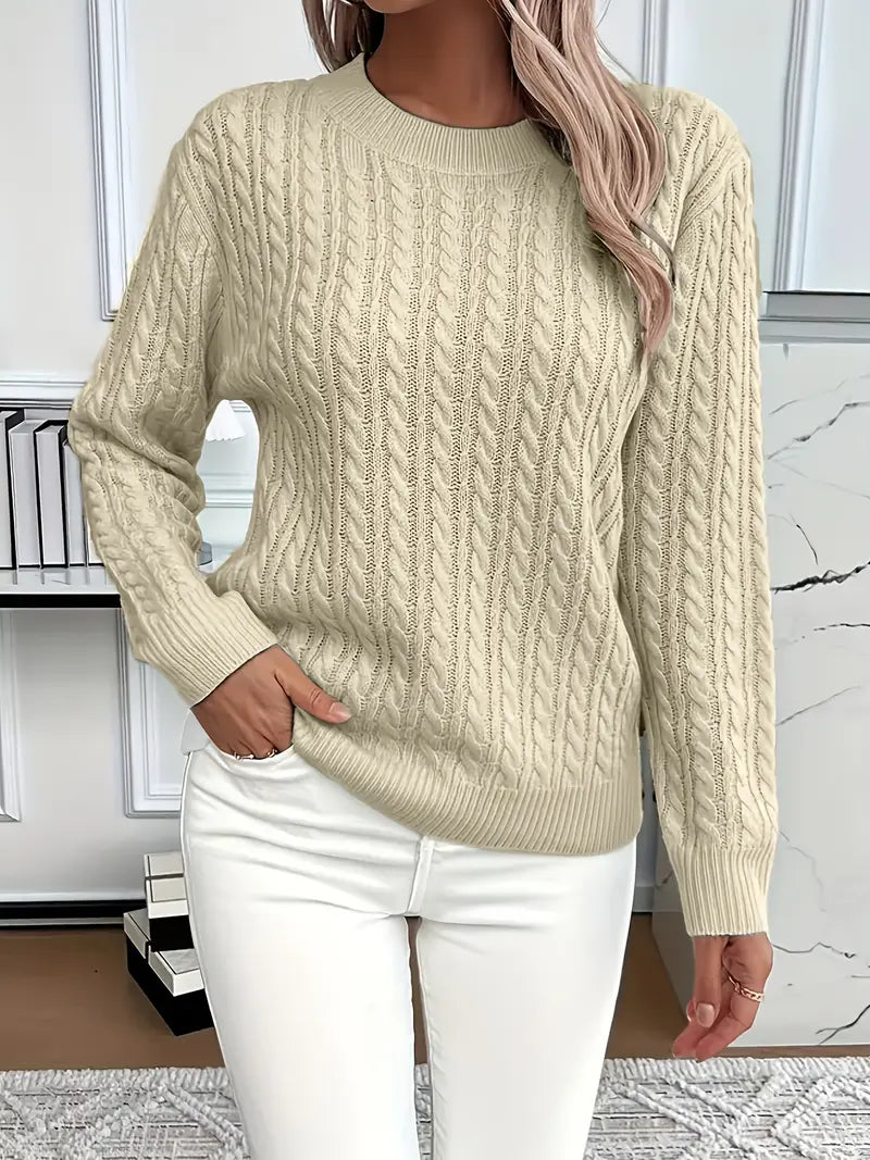 Florina™ Zopfmusterpullover
