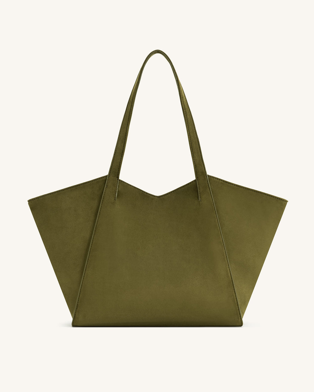 Seraphina™ | Geräumige Tote Bag aus Kunstwildleder Olivgrün