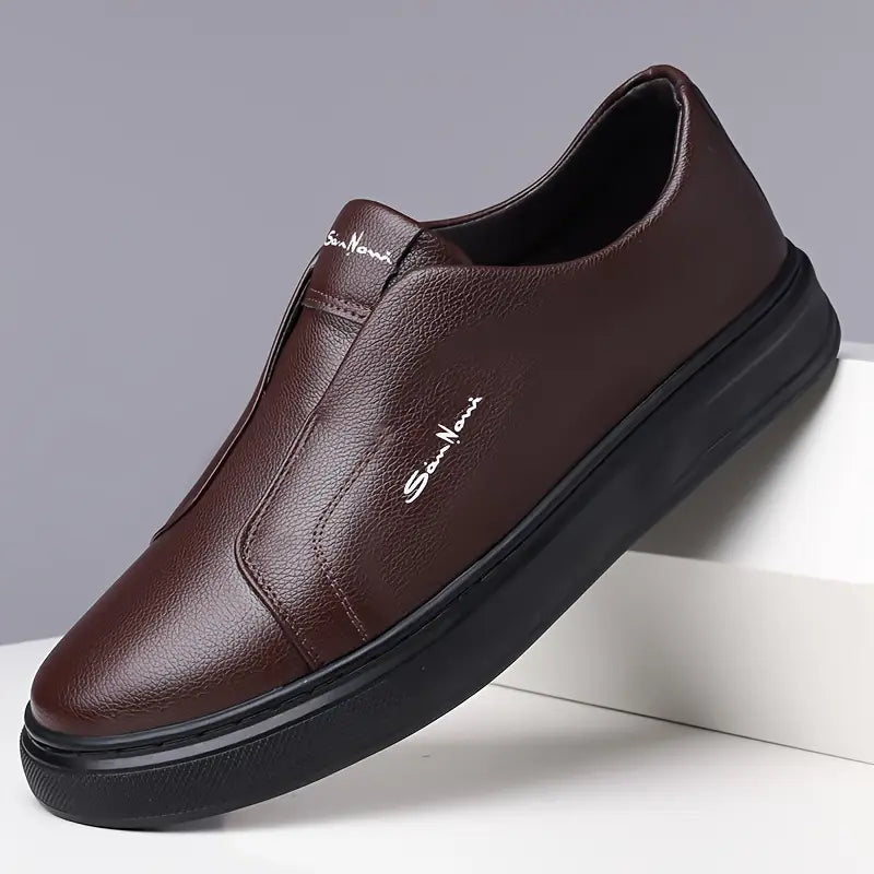 Silvano™ | Leather Slip-On Shoes