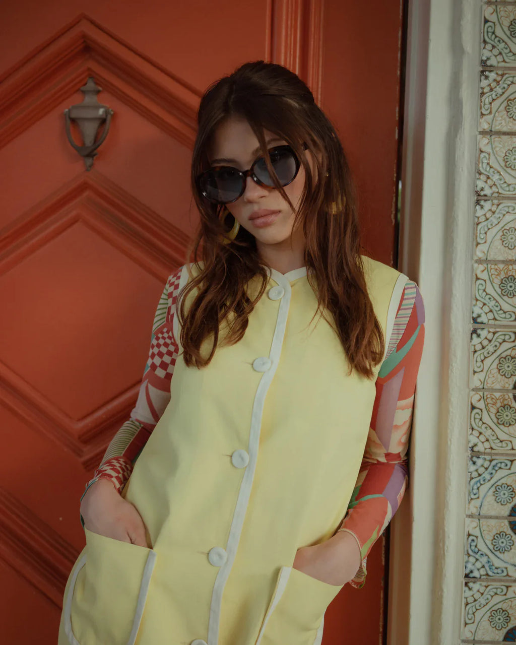 Marisol™ | 70’s Sonnenbrille in Havanna