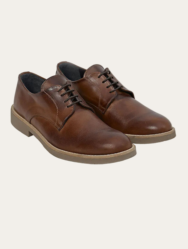 Lorenzo™ | Schnürschuhe in Cognac