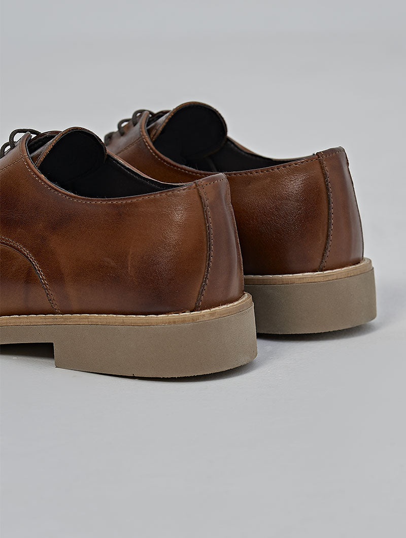 Lorenzo™ | Schnürschuhe in Cognac