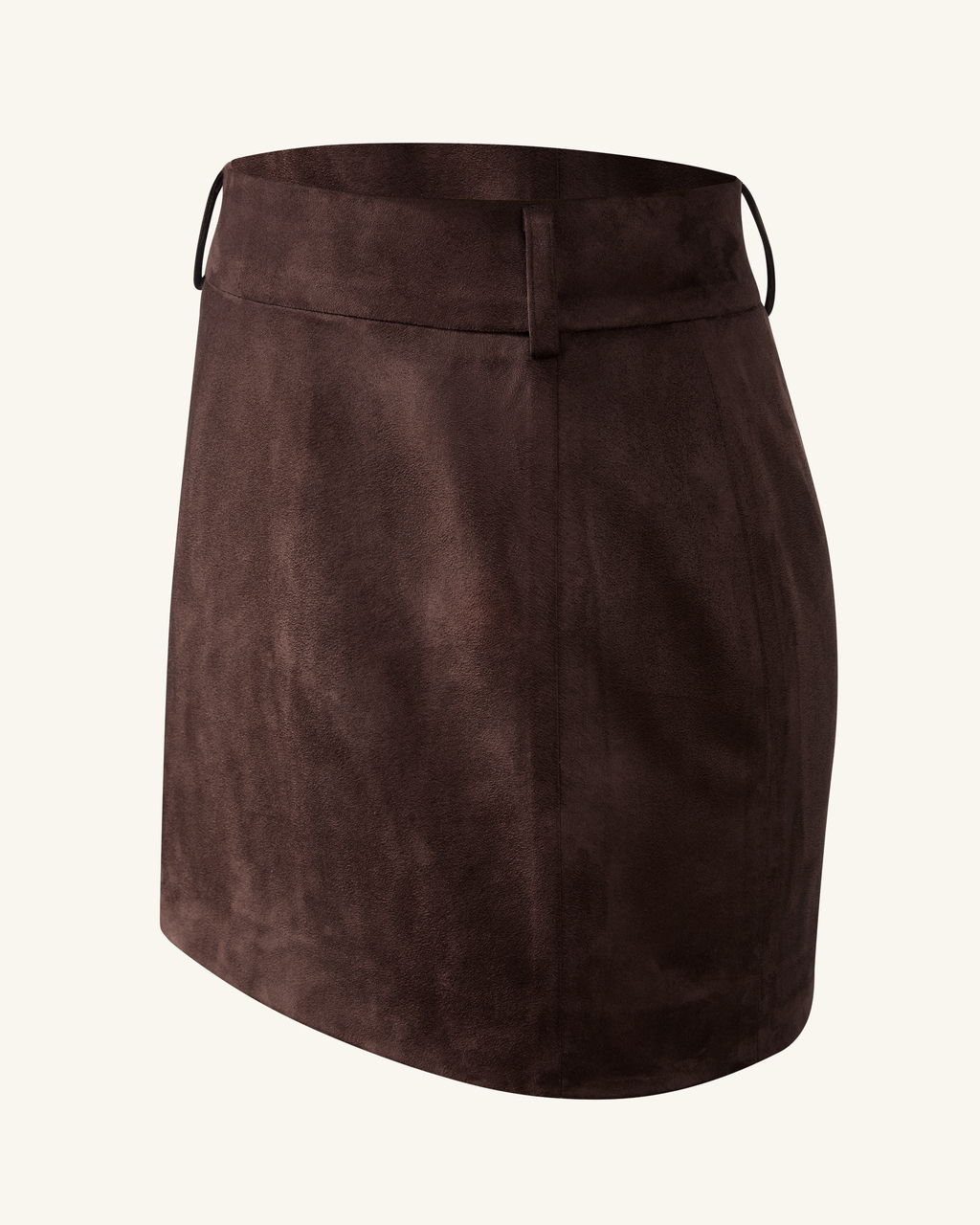 Grace™ | Figurbetontes Zweiteiler-Set in Suede-Optik – Braun