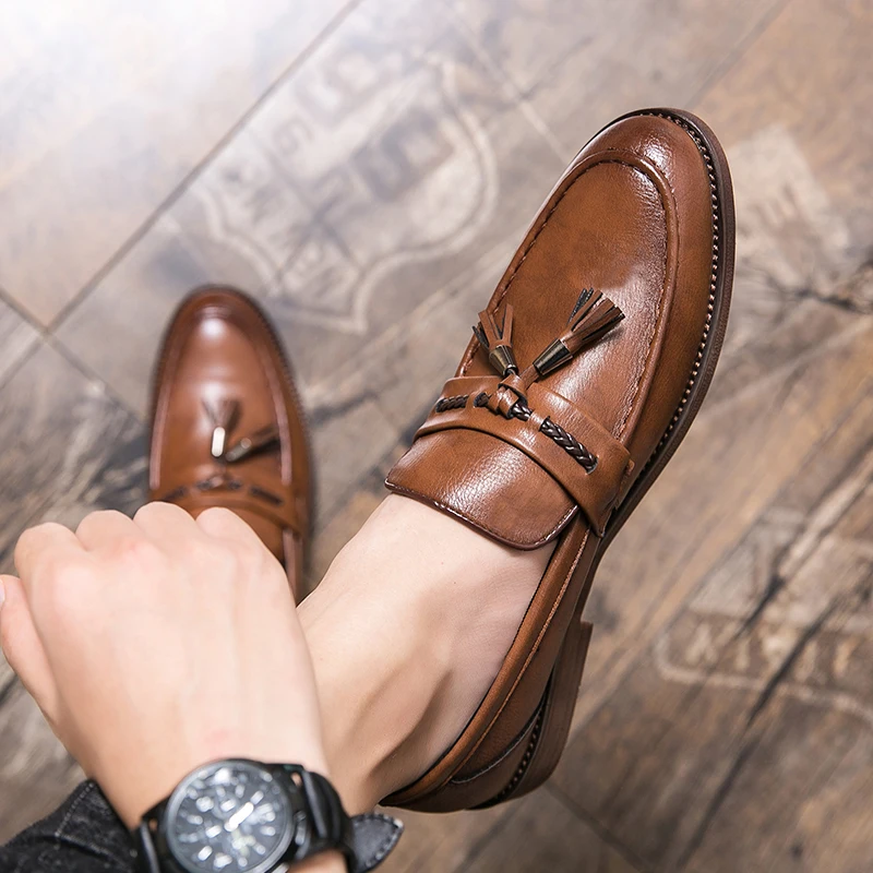 Alessio™ | Leather Tassel Loafers
