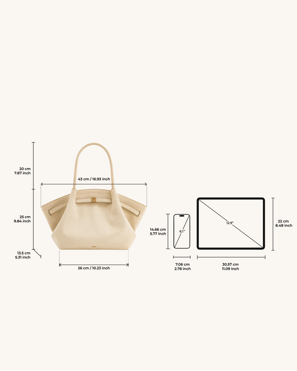 Luna | Tote Bag Beige