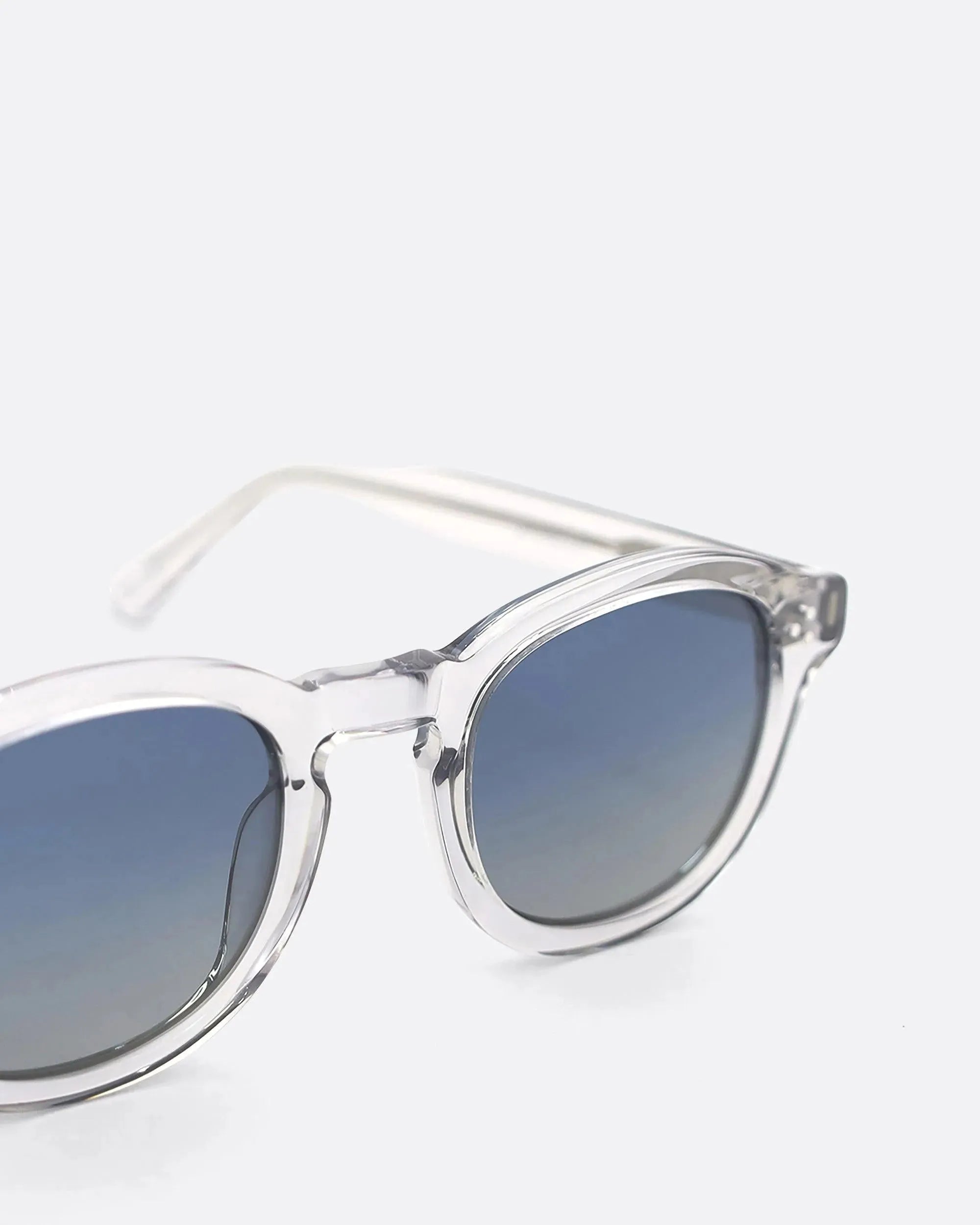 Lino™ | Runde Sonnenbrille in Blau