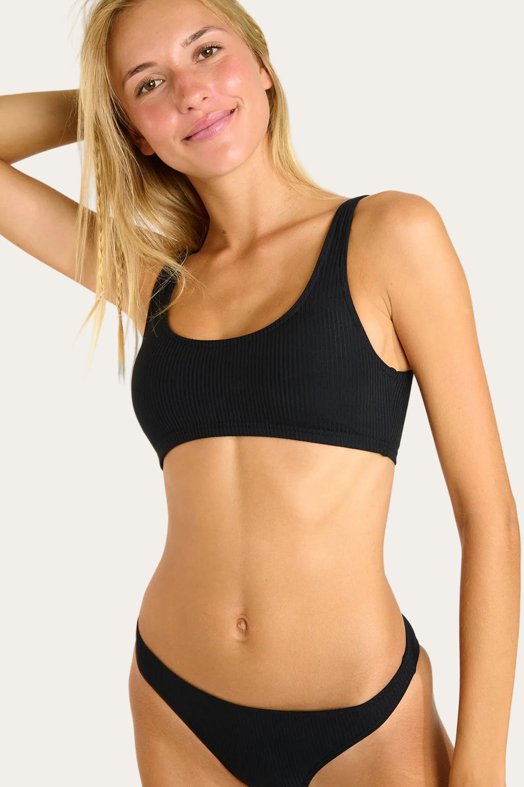 Louane Lodge™ | Bustier-Bikini in Schwarz