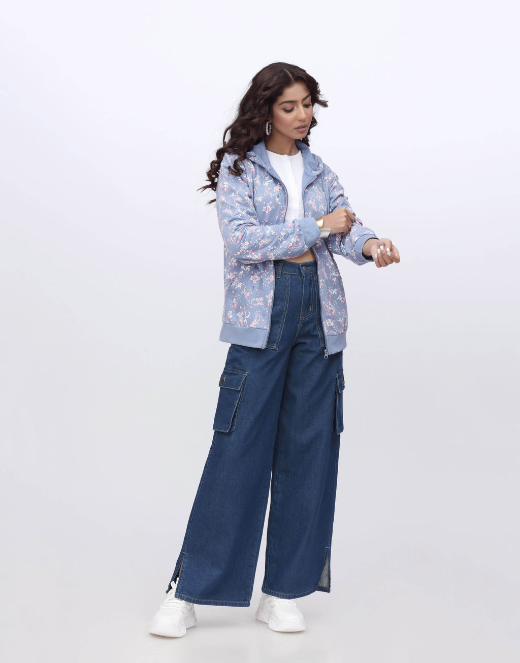 Urban Cargo™ | High-Waist Wide-Leg Cargo Jeans