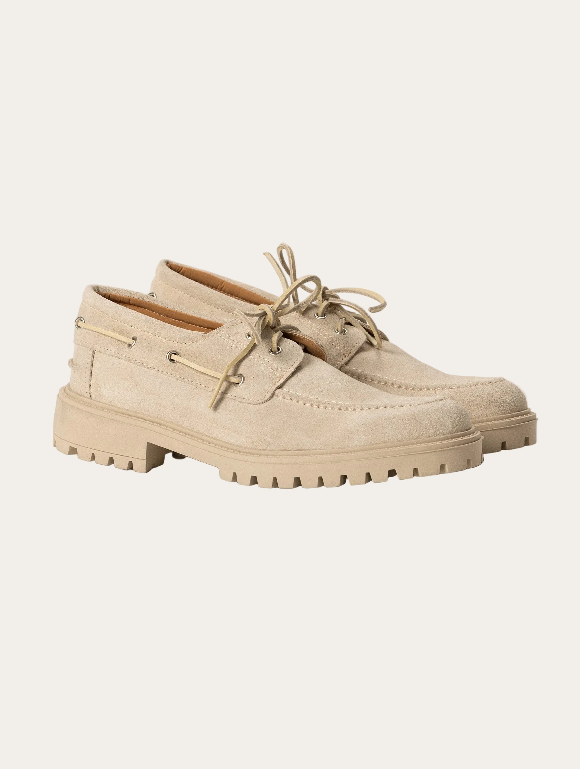 Marino™ | Boat Shoes in Creme