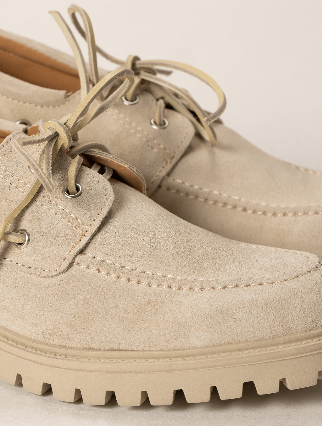 Marino™ | Boat Shoes in Creme