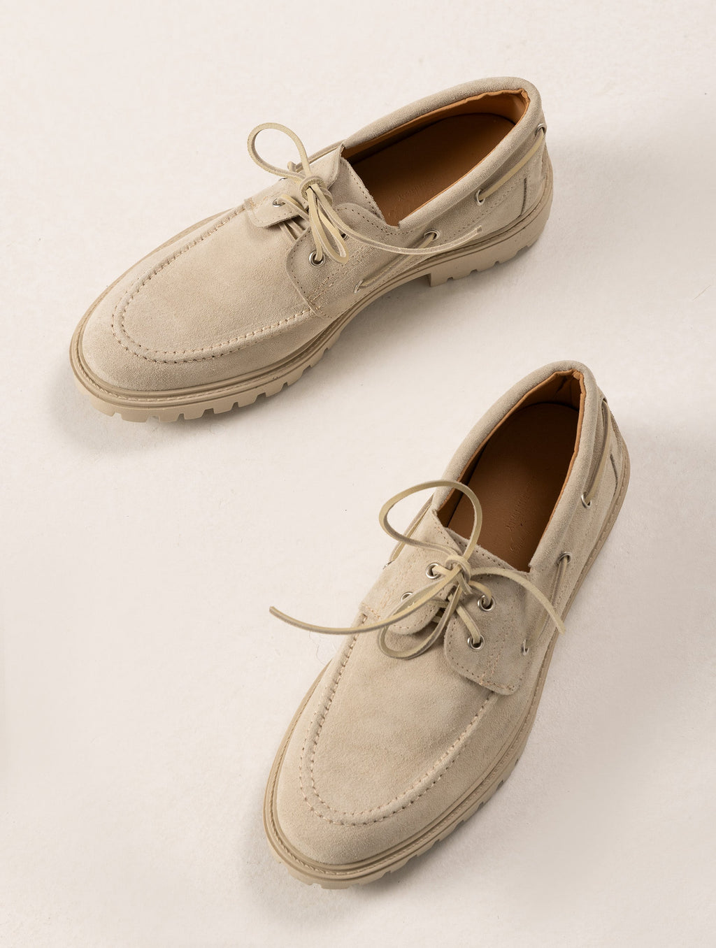 Marino™ | Boat Shoes in Creme