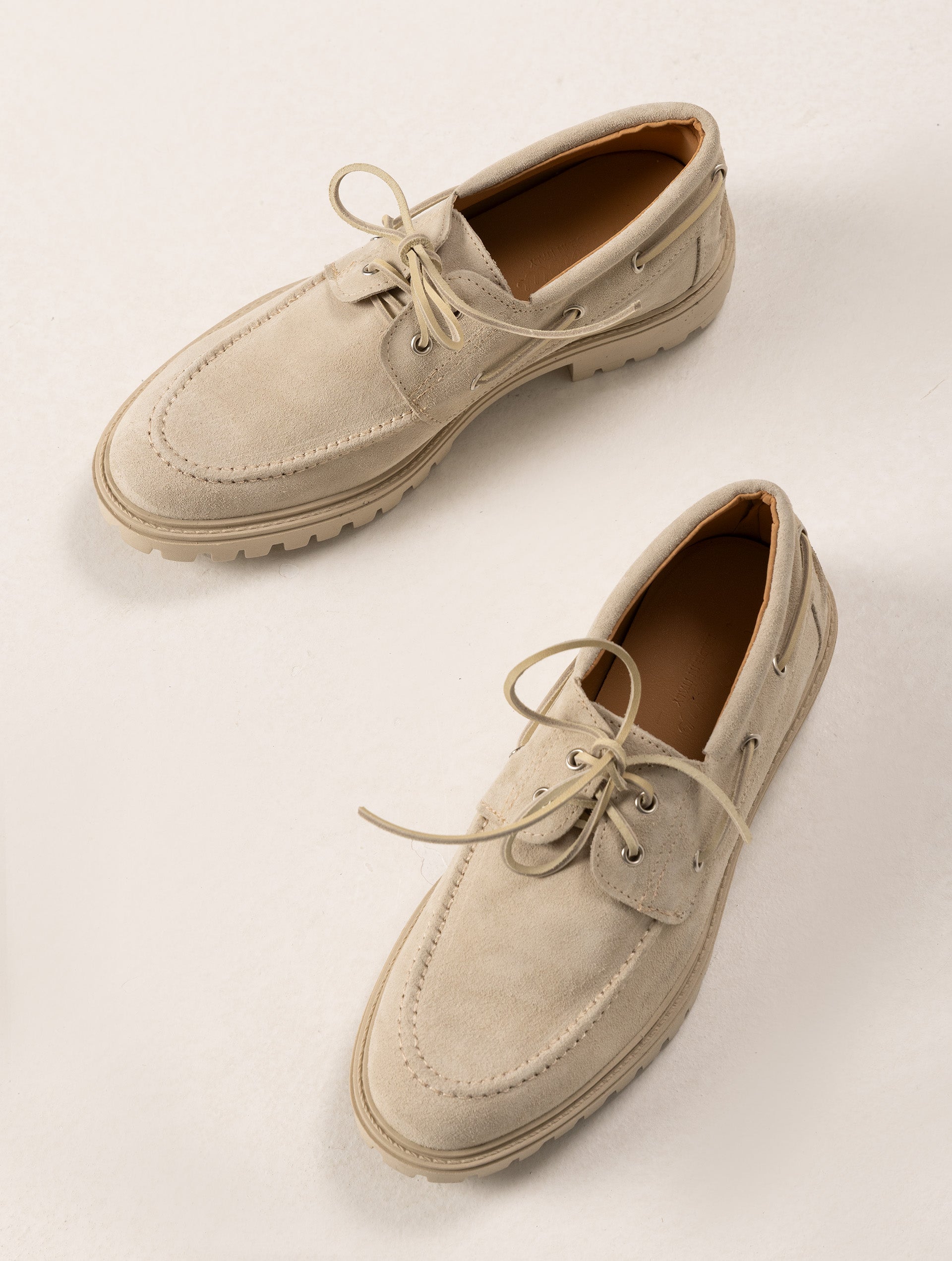 Marino™ | Boat Shoes in Creme