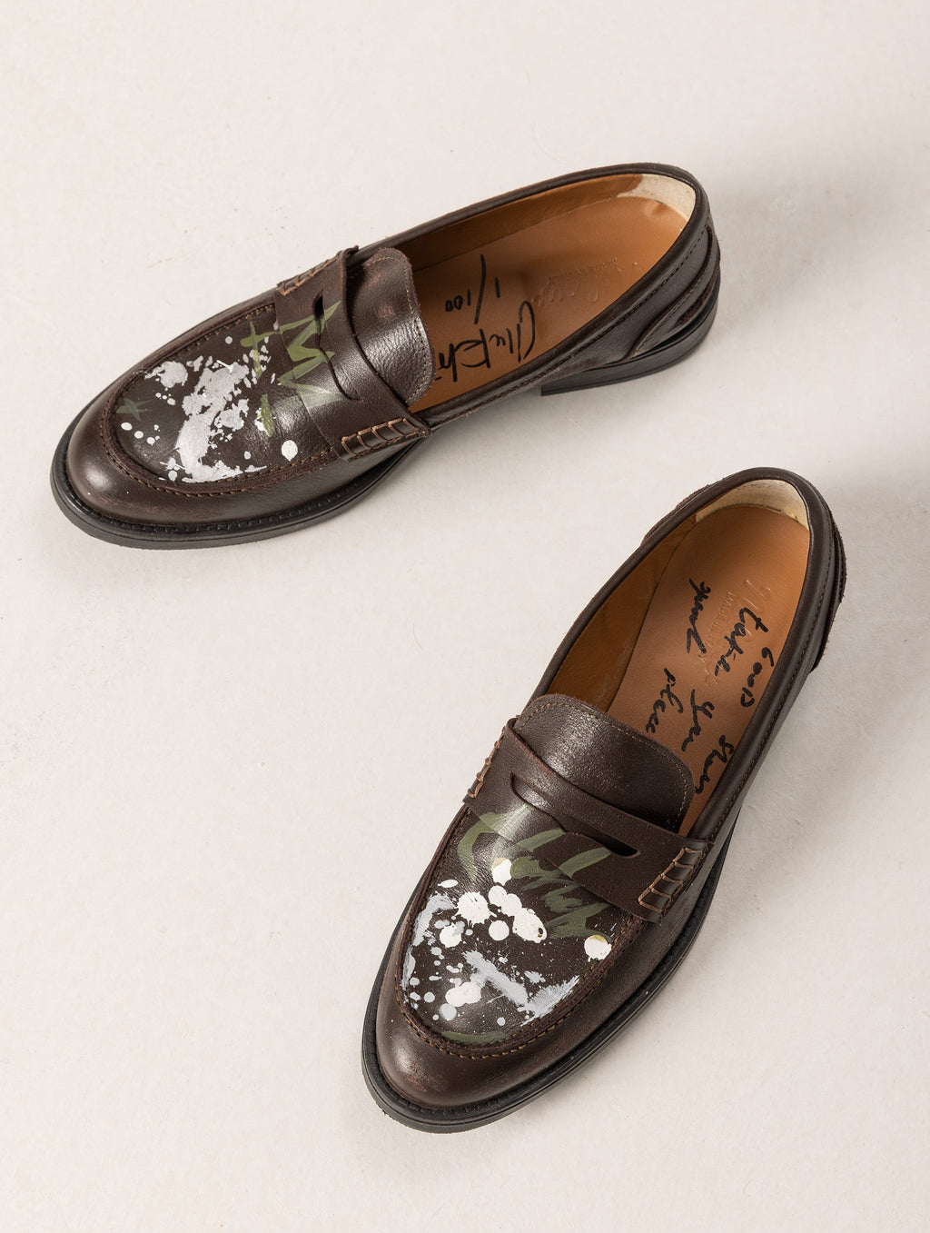 Mariano™ | Handpersonalisierte Mokassins in Braun
