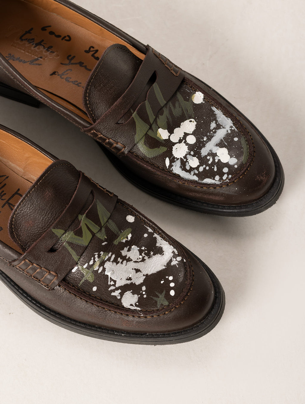 Mariano™ | Handpersonalisierte Mokassins in Braun