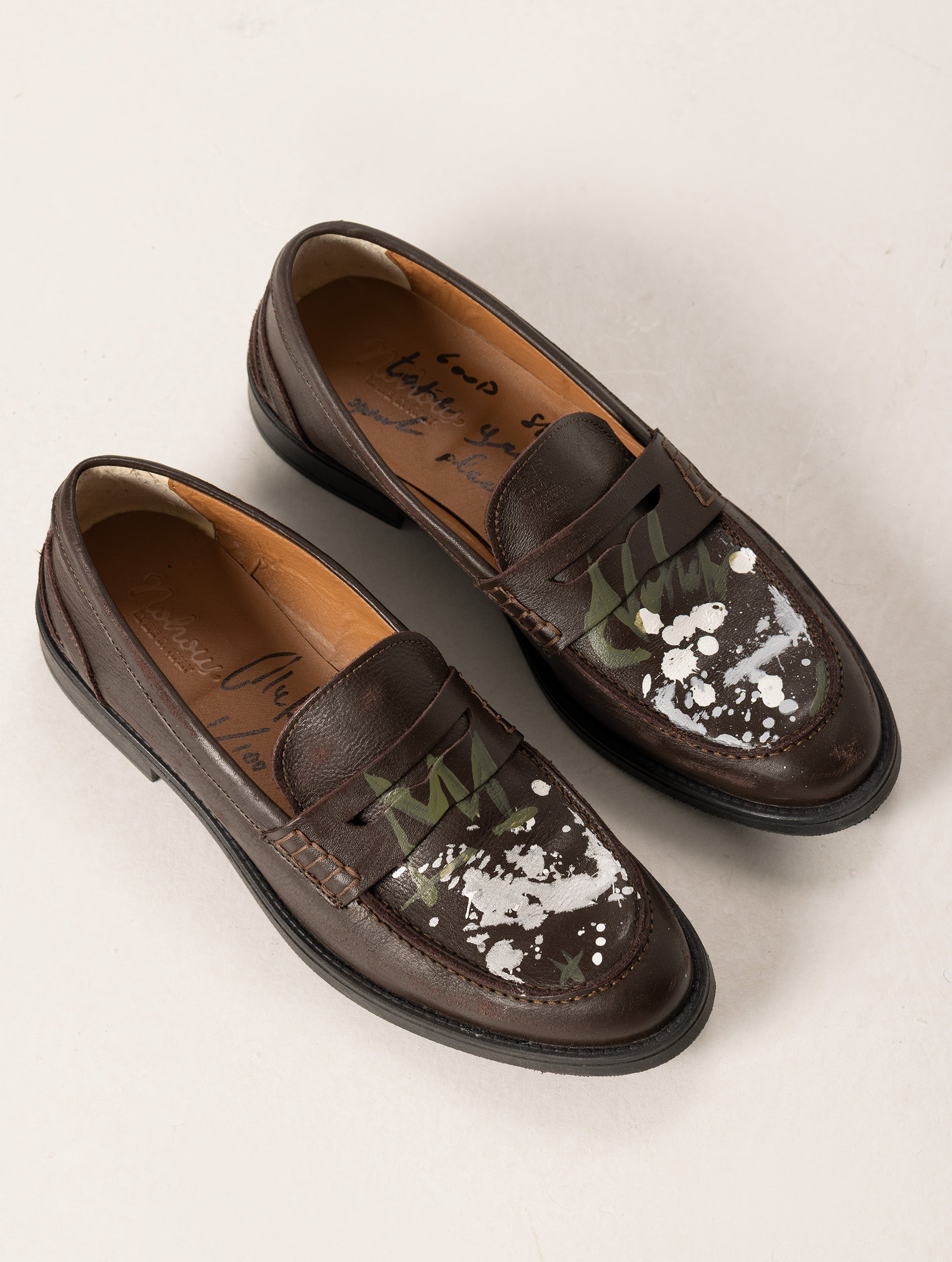 Mariano™ | Handpersonalisierte Mokassins in Braun