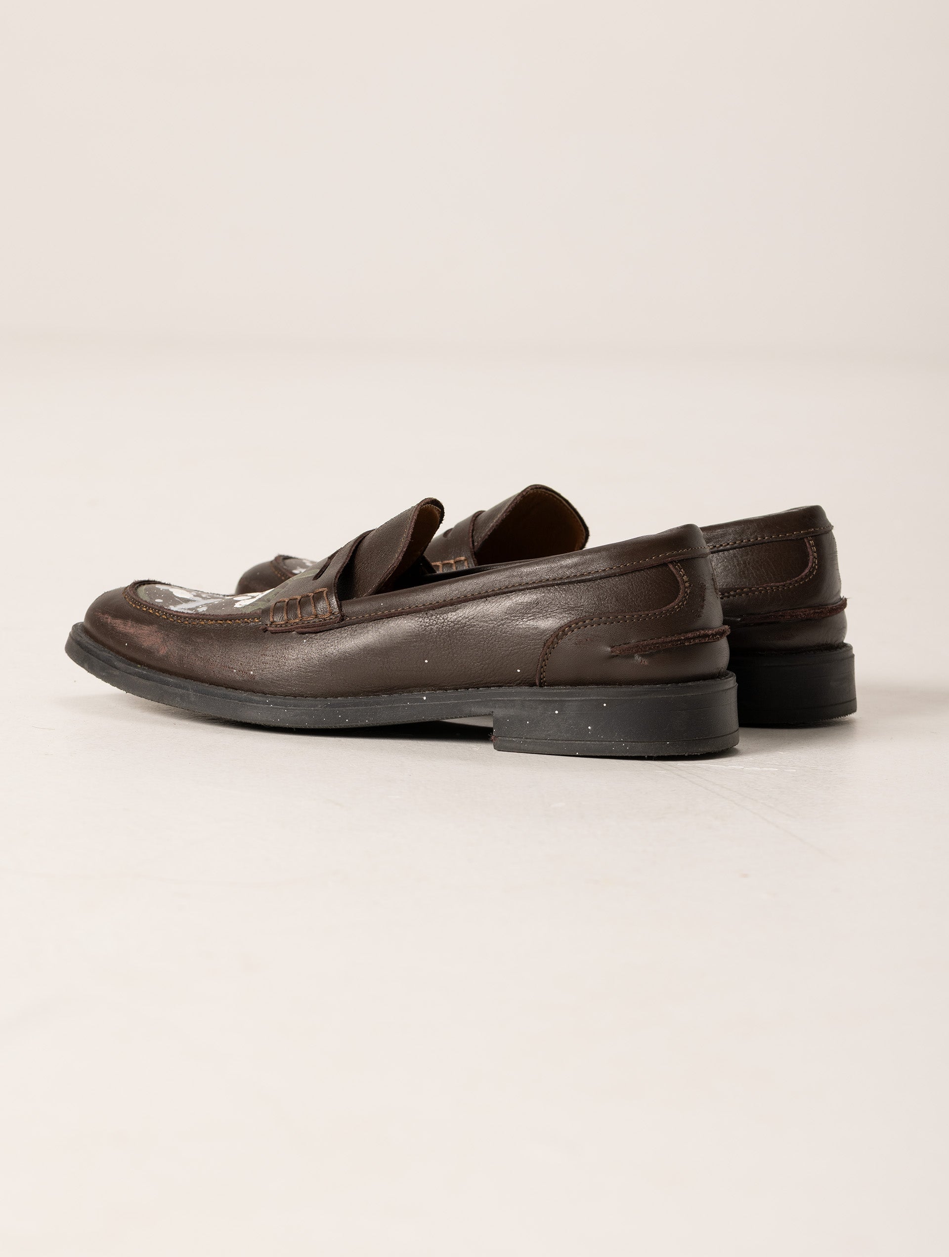 Mariano™ | Handpersonalisierte Mokassins in Braun