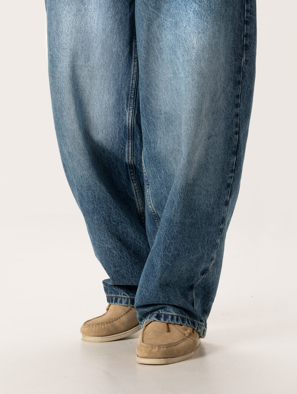 Aveline™ | Baggy Jeans in Vintage Denim