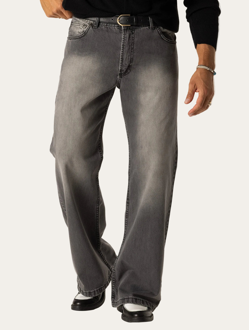 Virelli™ | Straight Jeans in Smoke Grey
