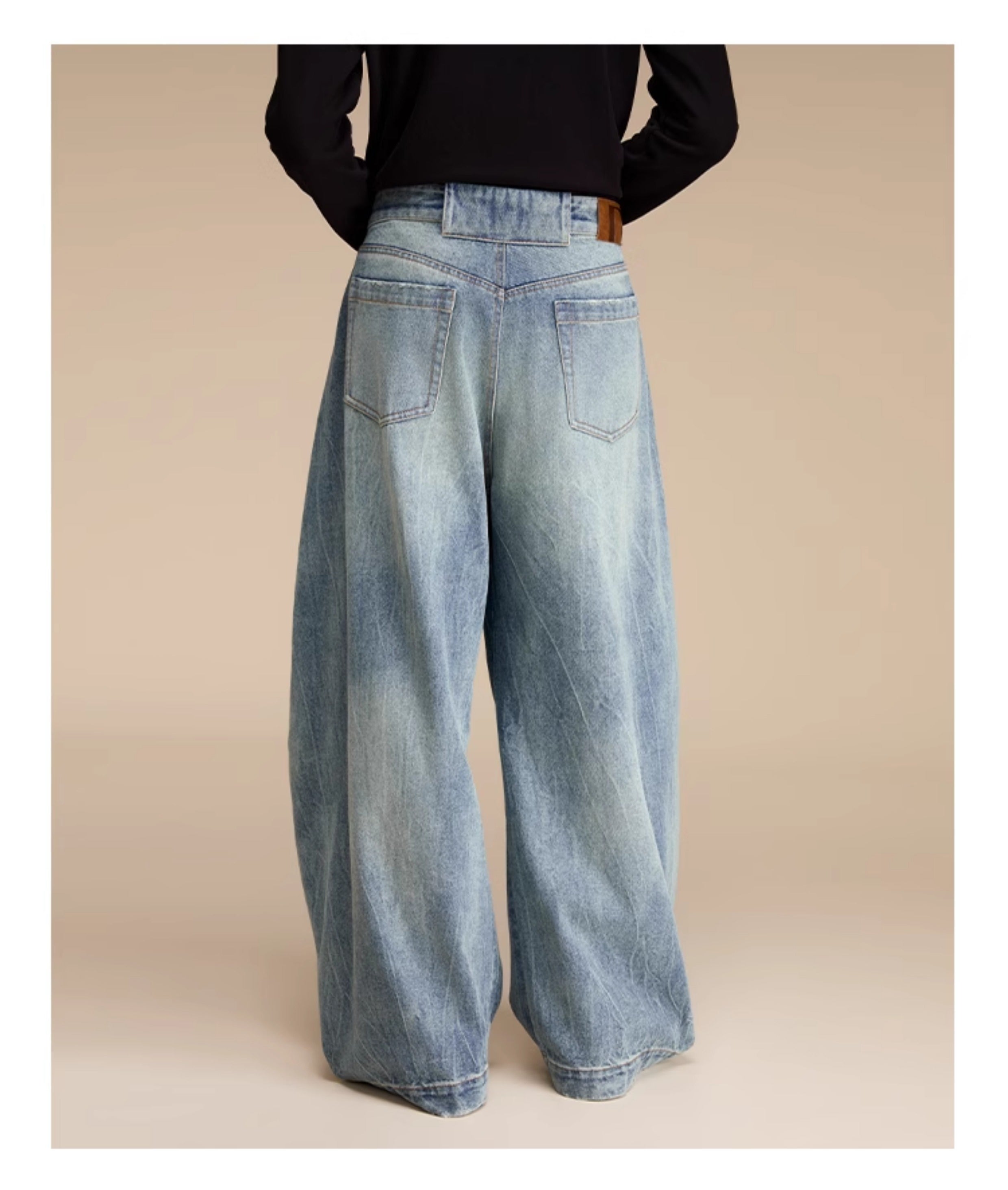 Scaro™ | Loose Fit Denim Hose