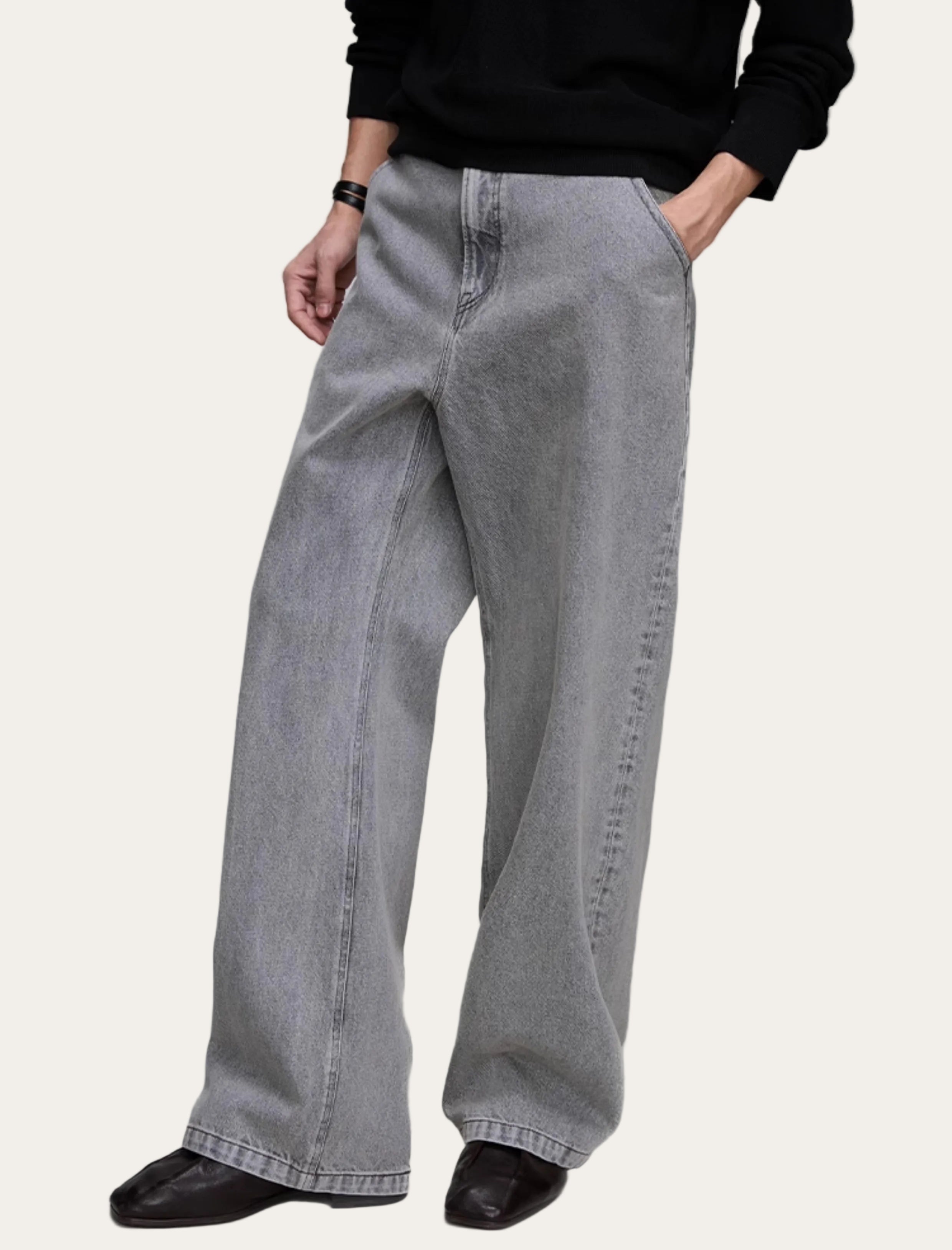 Kairo™ | Washed Denim Hose in Farbe